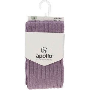 Apollo - Maillot - Paars - Rib - Patroon - Maat 104/110