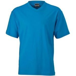 James and Nicholson Heren V Hals Tee (Turquoise)