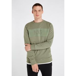 Protest Nxgkeeton – Trui Heren – Lange mouwen – Ronde hals – Green Spray