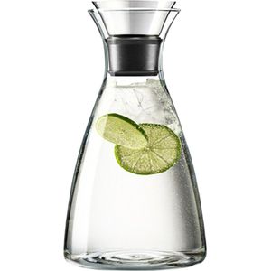 House of Husk Schenkkan - Glazen Waterkan - Waterkaraf voor Fruitwater - Multifunctionele Decanteer Karaf - Kan met Deksel - 1.8L