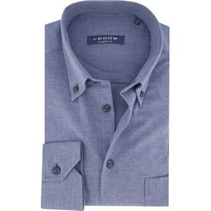 Ledub business overhemd blauw
