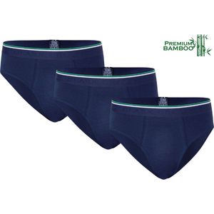 3 stuks herenslips - Bamboe - Ondergoed - Marineblauw