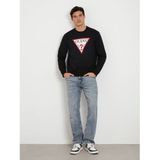 Guess - Driehoekig Sweatshirt - Marineblauw - Katoenmix