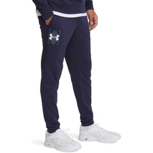 Under Armour - Rival Terry Logo - Joggers - Zwart/Castlerock/Wit - Regular Man