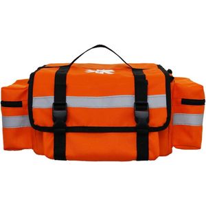 Allecto Plus - Professionele EHBO-tas met reflecterende details en grote capaciteit (rood)