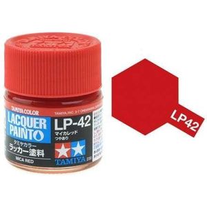Tamiya LP-42 Mica Red - Gloss - Lacquer Paint - 10ml Verf potje