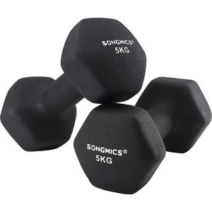 In And OutdoorMatch Dumbbellset Lavinia - 2x5kg - Dumbbellset - Dumbbellset - Home Gym - Zwart