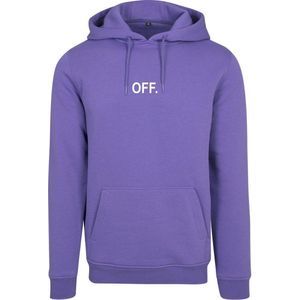 Mister Tee - OFF Hoodie/trui - S - Paars