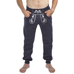 Lange leren klederdrachtbroek voor heren - comfortabele en stijlvolle joggingbroek