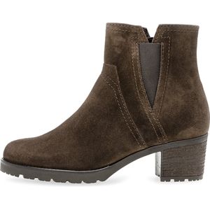 Gabor 804 Enkellaarsjes - Enkelboots met rits - Dames - Cognac - Maat 35