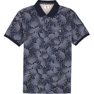 GARCIA Heren Polo Blauw - Maat L