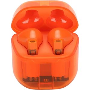 Brenzoos - ""Draadloze Oordopjes met Bluetooth 5.3 voor Gamemuziek en Sport - Oranje"" - Bluetooth headset