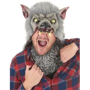 Vegaoo - Latex weerwolf masker voor volwassenen