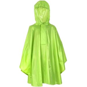 Fastrider Poncho voor kinderen - Maat 92/104  - Unisex - lime groen