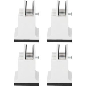 Ruimtebesparende verstelbare meubelframeverhogingen - Set van 4 stuks (wit)