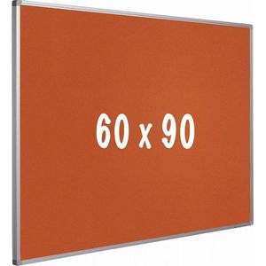 Prikbord kurk PRO Stevie - Aluminium frame - Eenvoudige montage - Punaises - Prikborden - 60x90cm