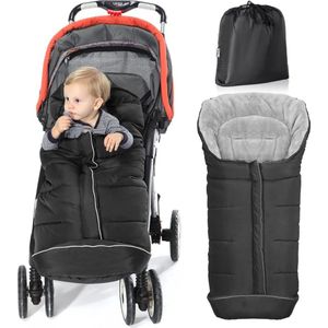 DailySupplies® Voetenzak Buggy - Kinderwagen Wiegdeken - Universeel - Zwart