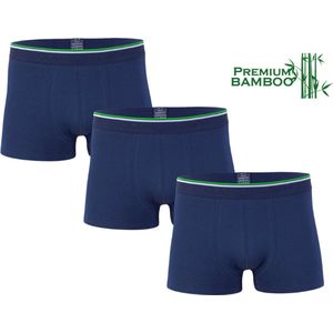 3 stuks Heren boxershort - Bamboe - Ondergoed - Marineblauw - Maat XL