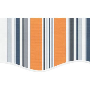 vidaXL - Vervangingsdoek - voor - luifel - gestreept - 3x2,5 - m - meerkleurig