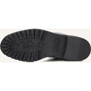 Notre-V - Dunga Ball-65 - Veterboots - Zwart - Leer - Rits