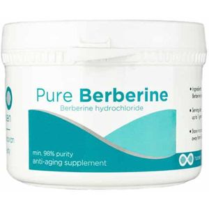 Berberine - 50 gram pure poeder +98% zuiver + maatlepel - 100 hoge doseringen van 500mg - onafhankelijk getest op puurheid- Europese kwaliteit