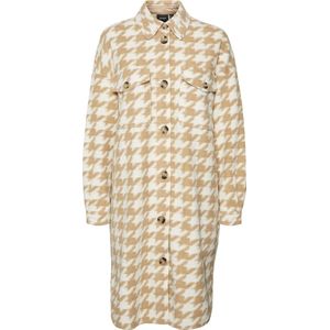 VERO MODA VMCHRISSIE LONG CHECK SHIRT GA Dames Jas - Maat XL