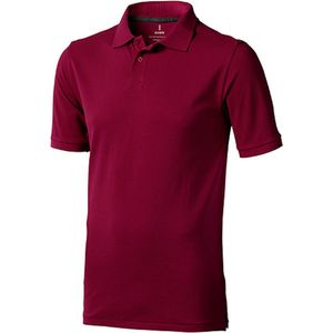 Men's Calgary Polo met korte mouwen Burgundy - 3XL