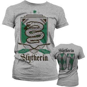 Harry Potter Dames Tshirt -L- Slytherin 07 Grijs