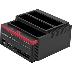 2.5inch 3.5inch DualBay, SATA Ide HDD Docking Station 3.5 Inch HDD USB3.0 3.0 Ide Usb Offline Clone HUB Reader US Plug 100 240V