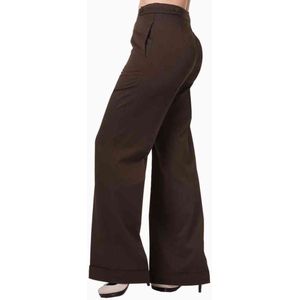 Dancing Days - PARTY ON Wijde broek - XS - Bruin