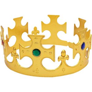 FUNIDELIA Koningskroon voor mannen - Gouden