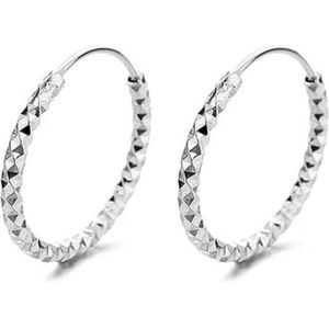 Oorbellen dames - oorringen dames - zilveren dames oorbellen - 925 zilver oorbellen - glitter oorbellen - cadeau voor vrouw - Liefs Jade