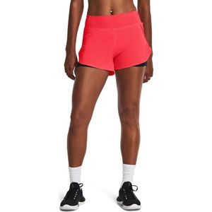 Under Armour Flex Woven 2-in-1 Korte Broek Rood XL Vrouw