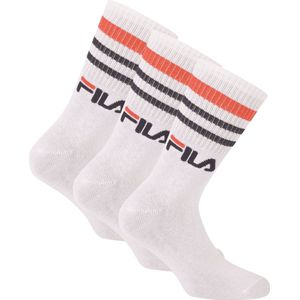 Fila - Sokken - Wit - Katoenmix - 3 Paar