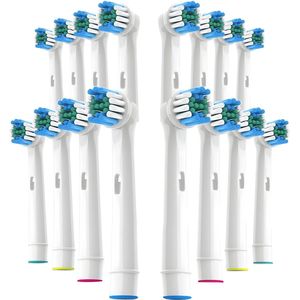 Opzetborstels - Set van 16 Stuks - Universeel Geschikt voor Braun en Oral-B