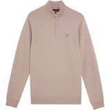 Lyle & Scott - Quarter Zip Sweatshirt - Beige - Heren