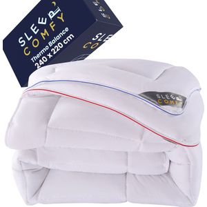 Sleep Comfy - 4 Seizoenen Dekbed - 240x220 cm - Anti Allergie Dekbed Met Twee Delen - Tweepersoons Dekbed