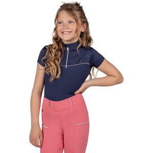 Qhp Sportshirt Qhp Jaily Blauw - 104