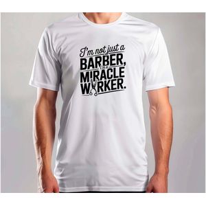 Miracle Worker Barber - T Shirt - Barber - BarberLife - Dad - Barbershop - Kapster - Kappertijd - KapperLeven - Kapperszaak