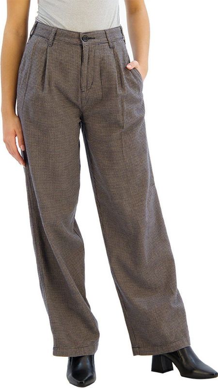 Dockers - Original Pleated High Wide - Broek - Grijs - 100% Katoenen Canvas