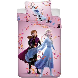 Disney - Frozen Dekbedovertrek - Magisch - Katoen - Inclusief Sloop