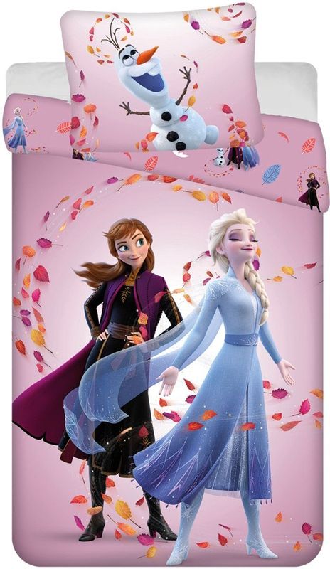 Disney - Frozen Dekbedovertrek - Magisch - Katoen - Inclusief Sloop