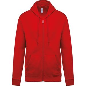 Kariban Sweater met rits en capuchon K479 - Red - L