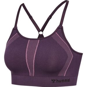 Hummel - Hmlmt Power Seamless Sports Bra - Plum Perfect - Sport bh