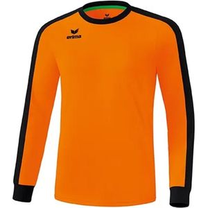 Erima Retro Star Voetbalshirt Lange Mouw Heren - New Orange / Zwart | Maat: L