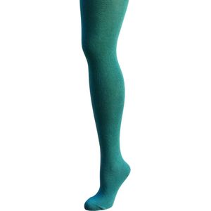Bonnie Doon Biologisch Katoenen Maillot Dames Petrol maat 40/42 L - Uitstekende pasvorm - Gladde Naden - OEKO-TEX gecertificeerd - Bio Cotton Tights - Duurzaam en Huidvriendelijk Bio Katoen - Groen/Blauw - Petrol - BP051900.459