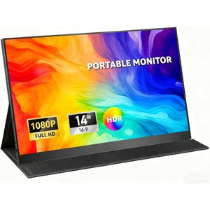 DailySupplies® Portable Monitor - Draagbare Scherm - Gaming - Full HD - Zwart
