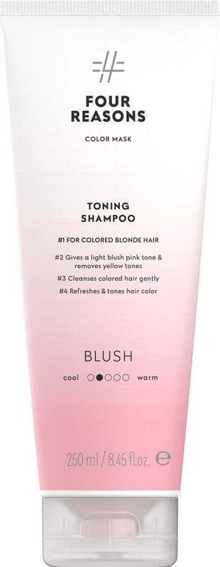 Four Reasons - Kleurmasker Toning Shampoo Blush - 250ml