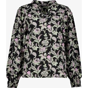 TwoDay dames blouse met paisleyprint - Zwart - Maat 3XL