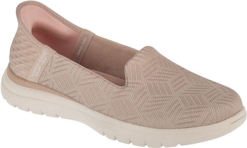 Skechers Slip-Ins On The Go Flex - Clover, Vrouwen, Beige, Schoenen, maat: 36
